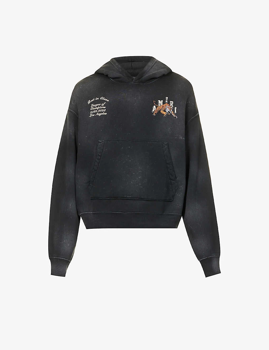 Amiri Tiger Graphic-print Cotton-jersey Hoody