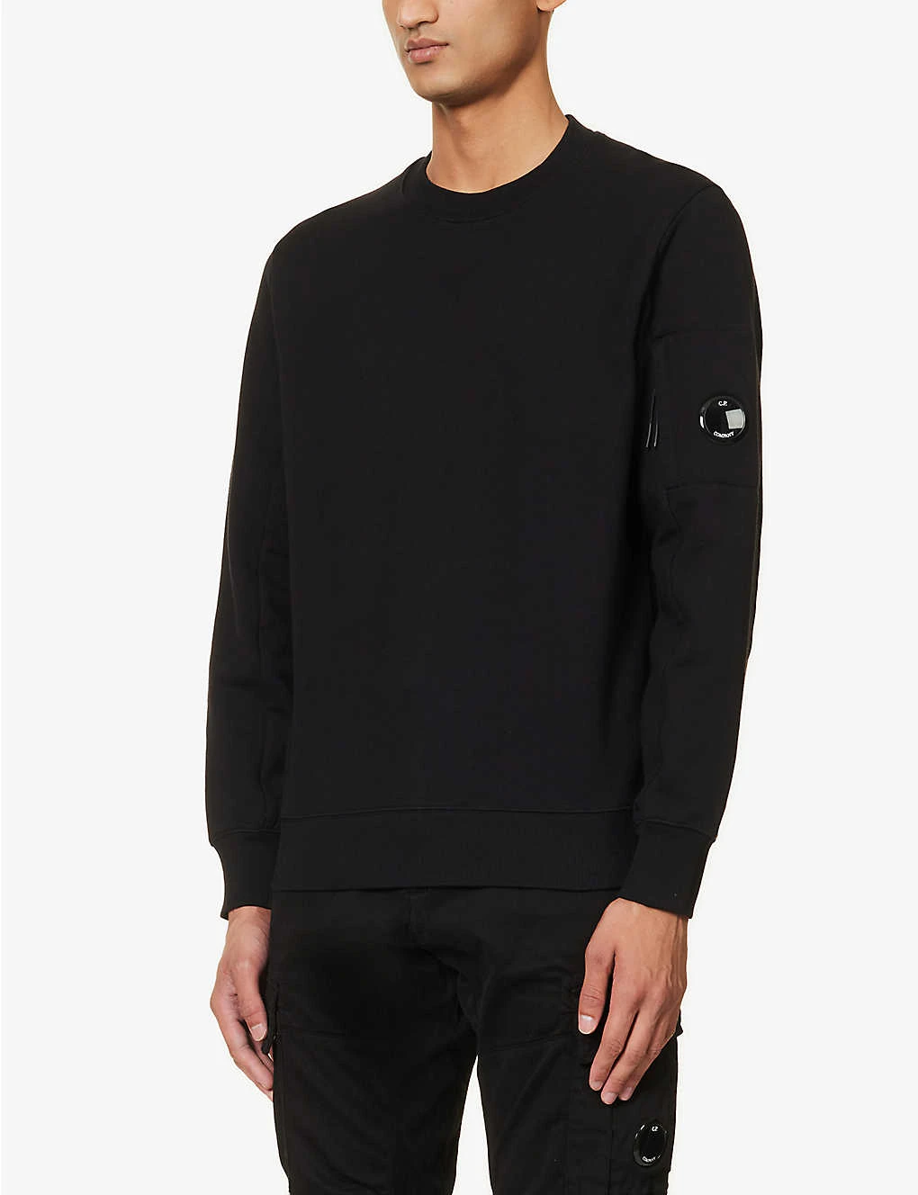 Diagonal Fleece Regular-fit Cotton-jersey Sweatshirt - Image 3