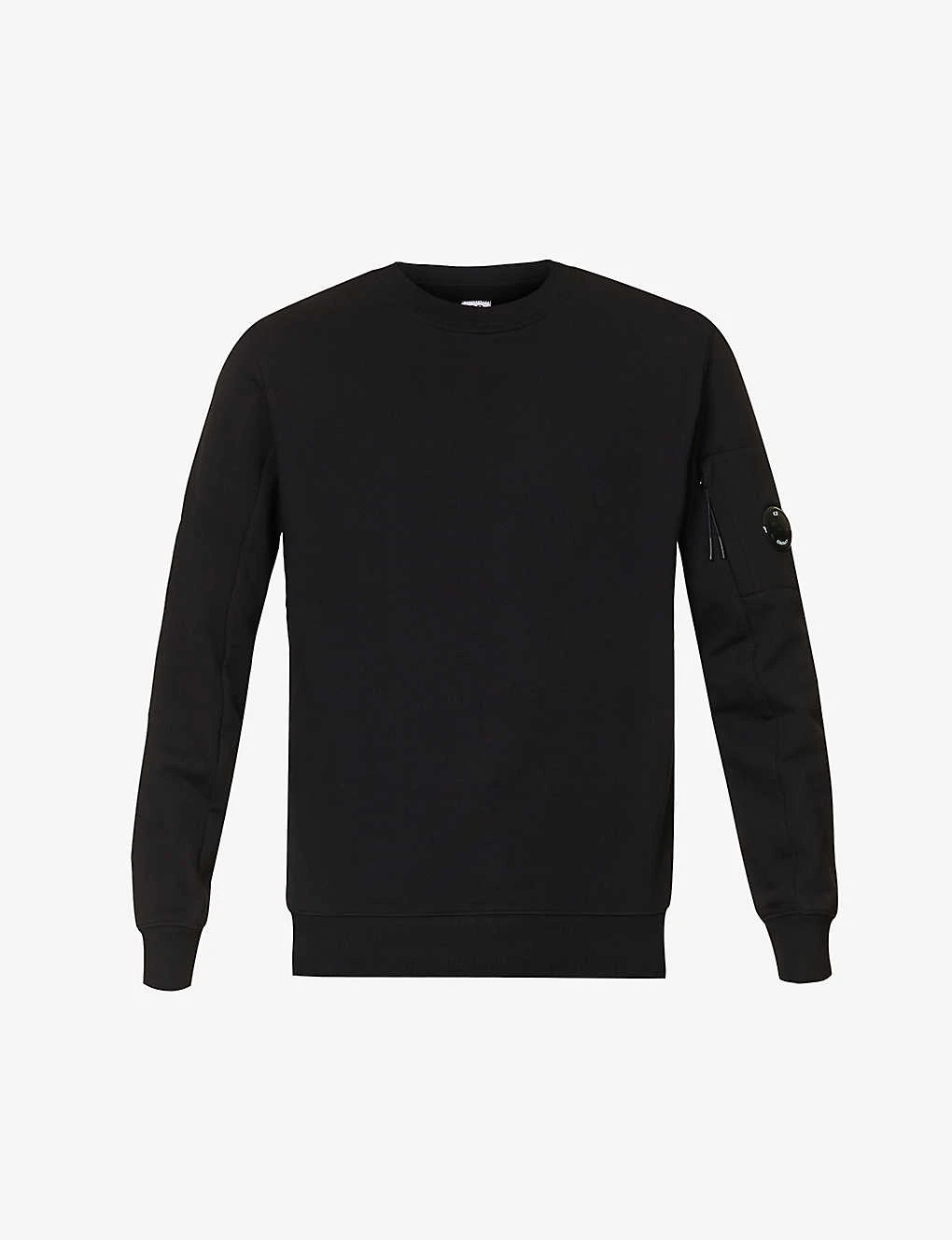 Diagonal Fleece Regular-fit Cotton-jersey Sweatshirt