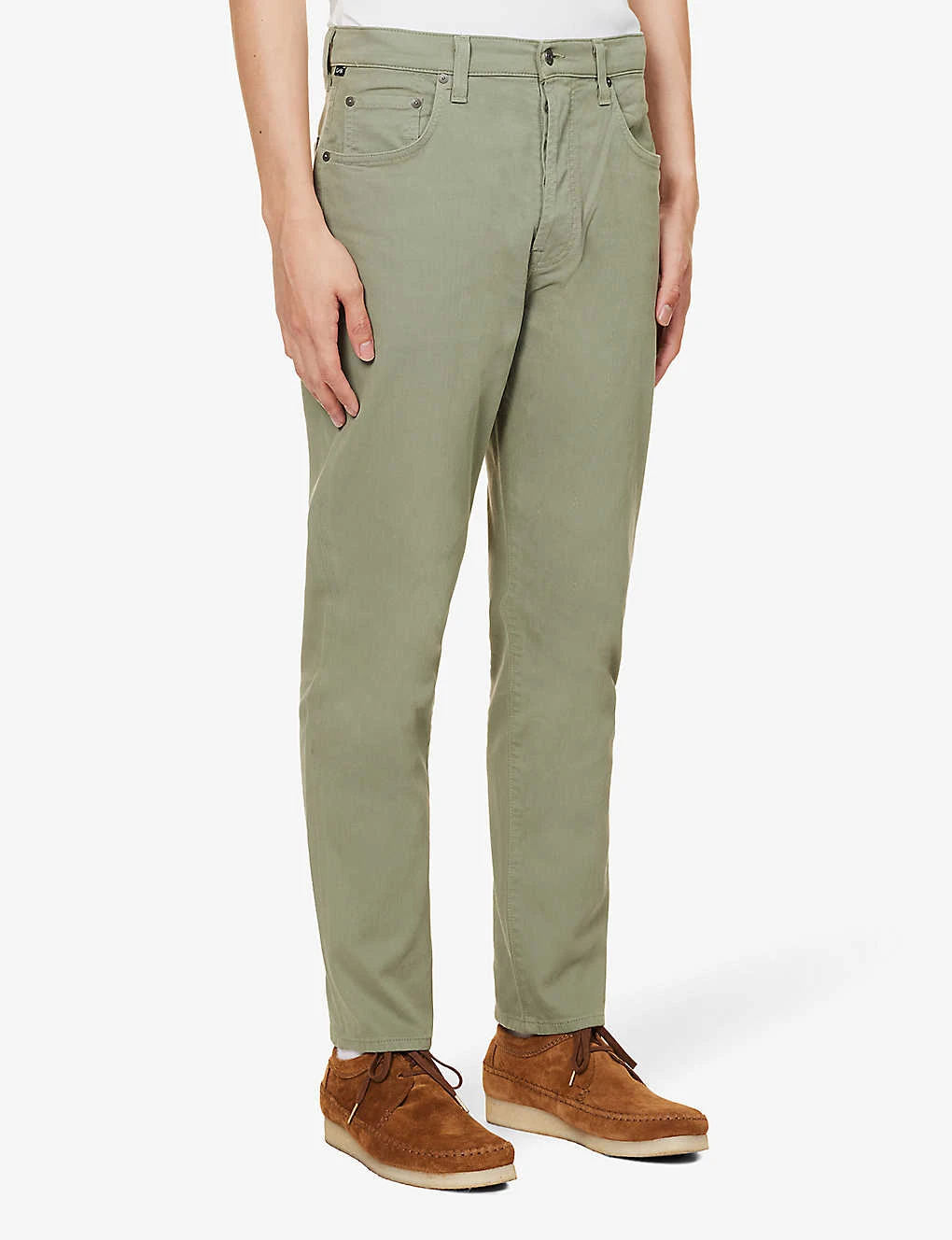 CITIZENS OF HUMANITY Finn Tapered-leg Stretch-cotton Trousers - Image 3