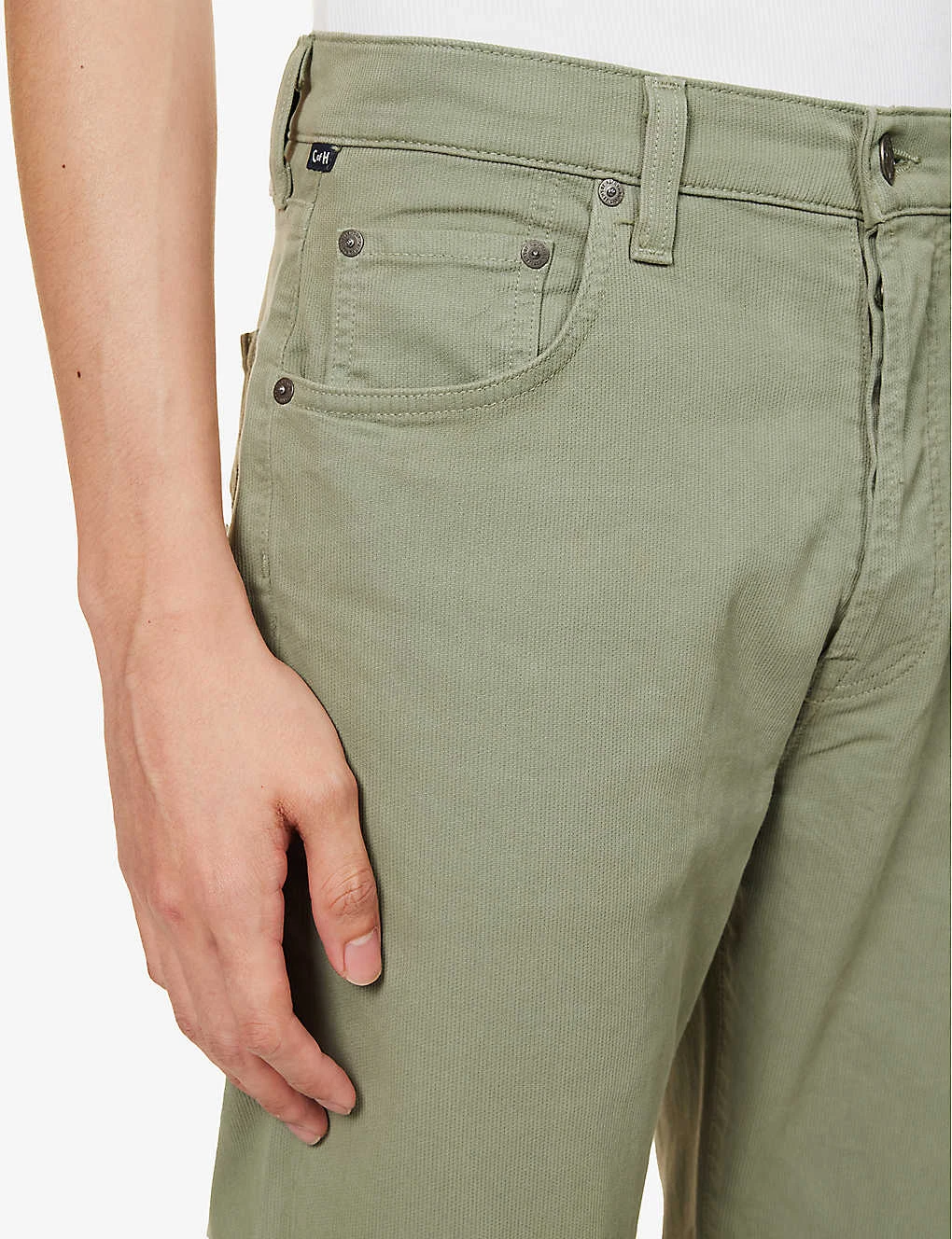 CITIZENS OF HUMANITY Finn Tapered-leg Stretch-cotton Trousers - Image 5