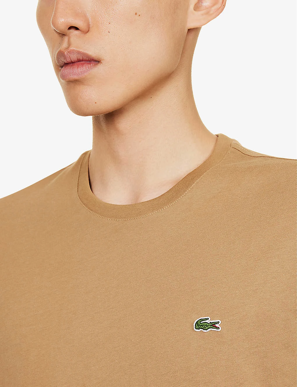 Lacoste Essentials Logo-appliquéd Cotton-jersey T-shirt - Image 5