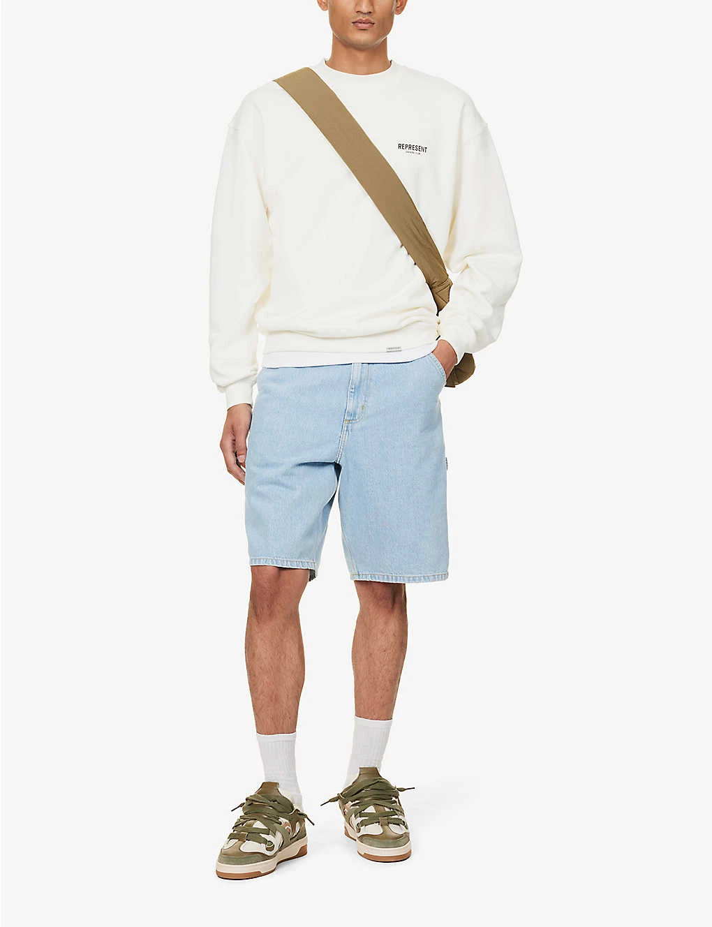 Represent Owners' Club Graphic-print Relaxed-fit Cotton-jersey Sweatshirt - Image 2