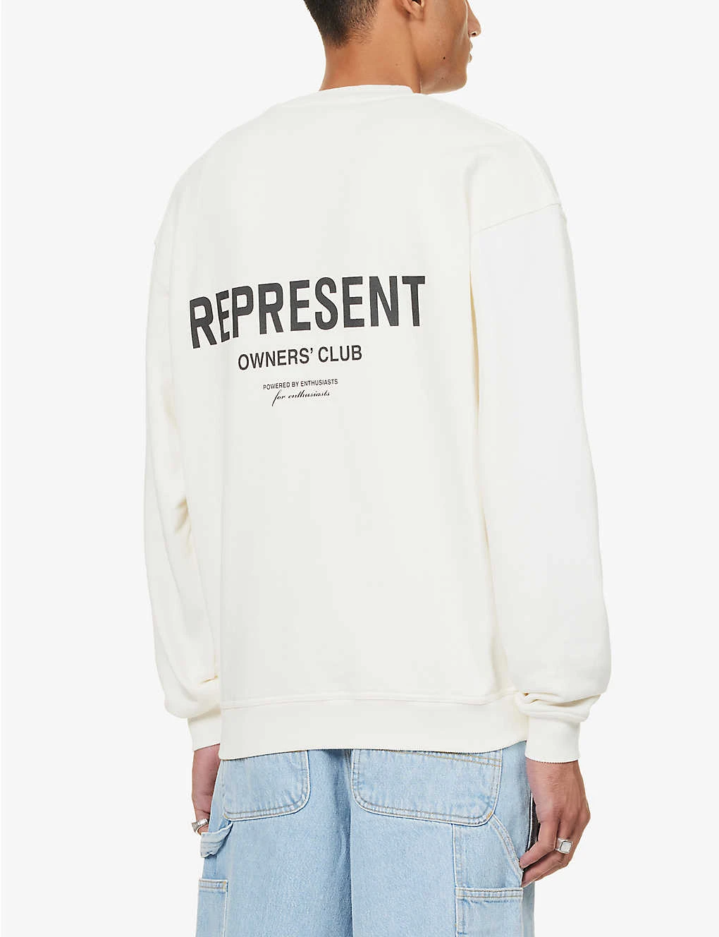Represent Owners' Club Graphic-print Relaxed-fit Cotton-jersey Sweatshirt - Image 4