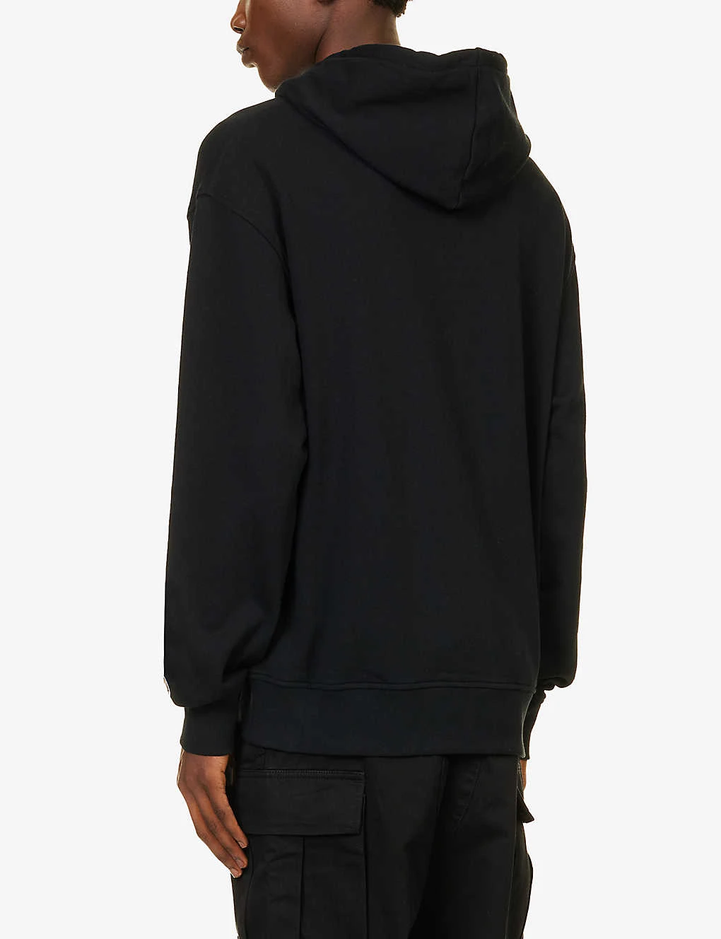 Running Dog Rhinestone-embellished Cotton-jersey Hoody - Image 4