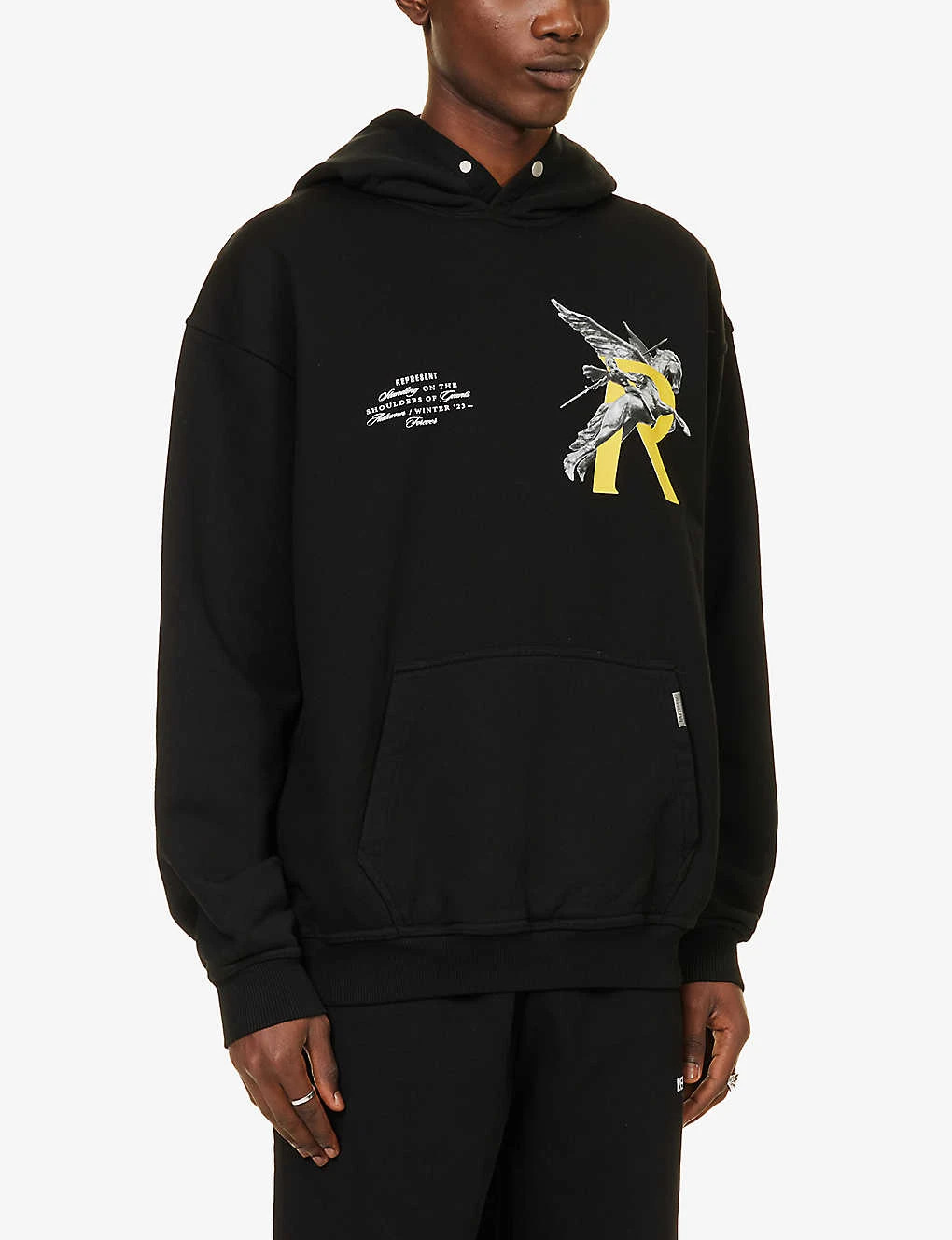 Represent Giants Relaxed-fit Cotton-jersey Hoody - Image 3