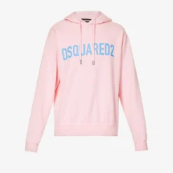 DSQUARED2 Logo-print Regular-fit Cotton-jersey Hoody