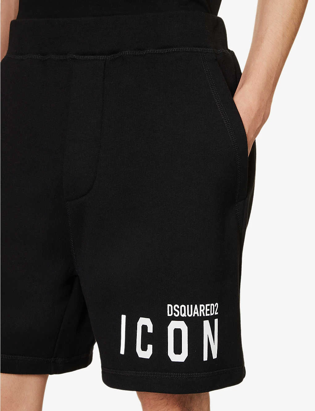DSQUARED2 Icon Logo-print Cotton-jersey Shorts - Image 5