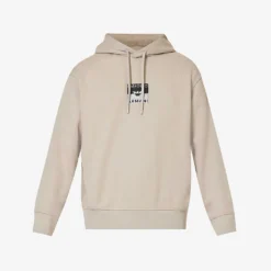 Emporio Armani Logo-print Cotton-jersey Hoody