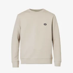 Emporio Armani Logo-print Cotton-blend Jersey Hoody