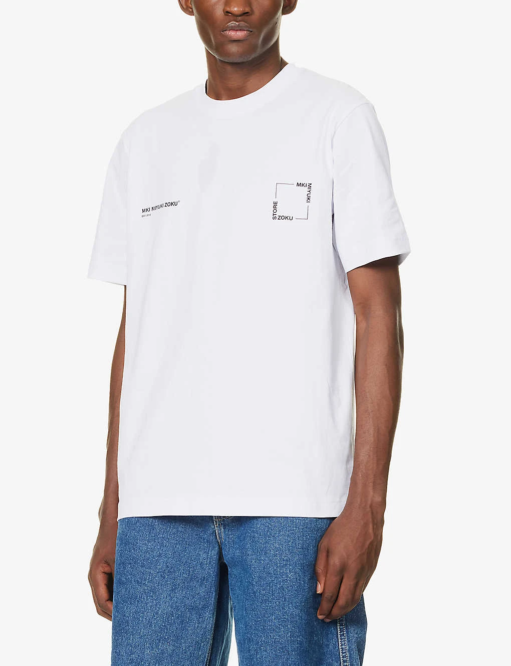 Square Logo-print Organic Cotton-jersey T-shirt - Image 3