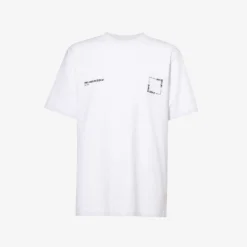 Square Logo-print Organic Cotton-jersey T-shirt